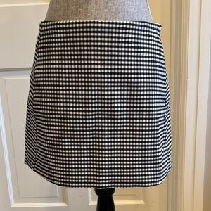 Urban Outfitters Black and White Gingham Mini Skirt